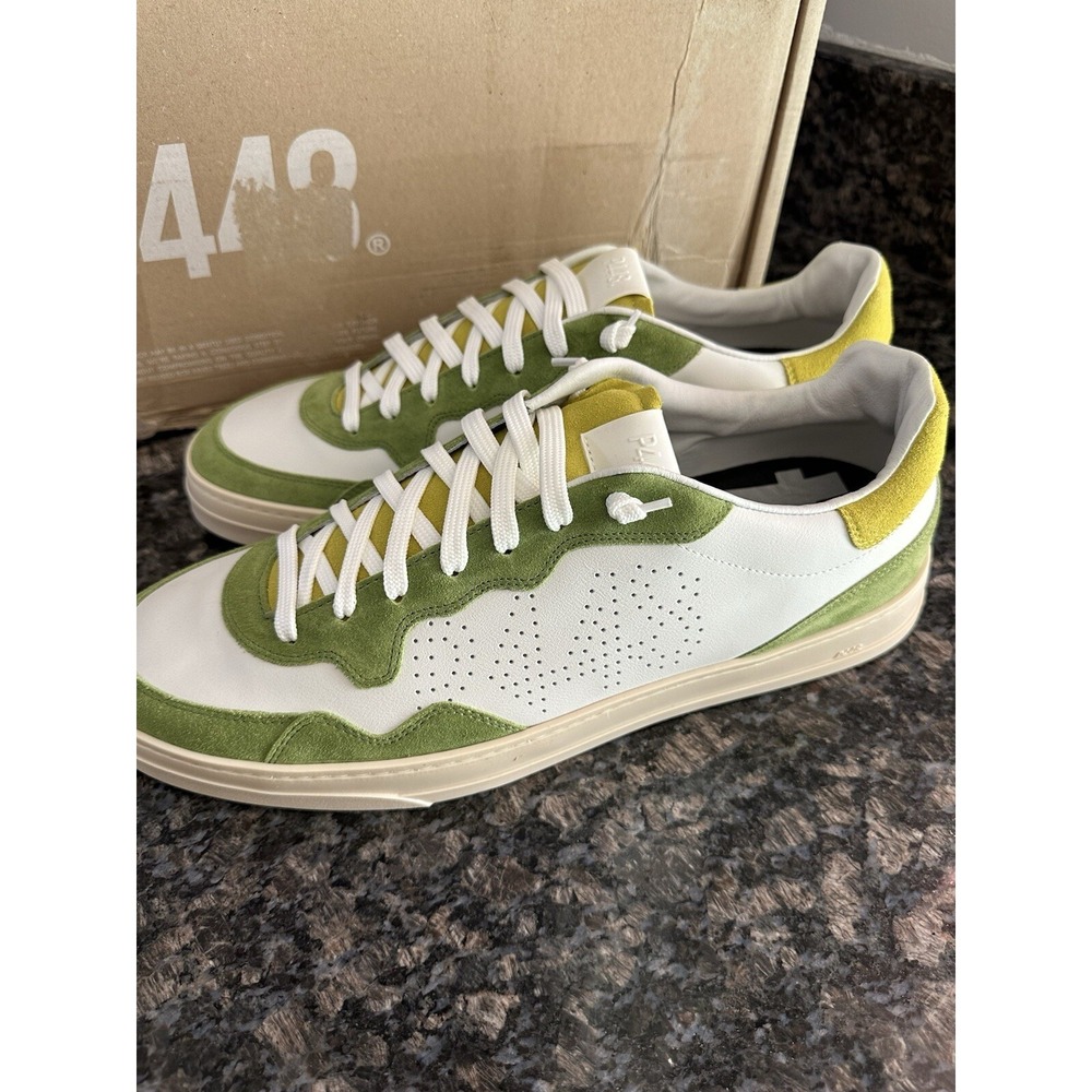 P448 Bali Way Sneakers EU 47, Men's 13-13.5. NWB Retail $325 Italy Made Leather - Picture 2 of 16